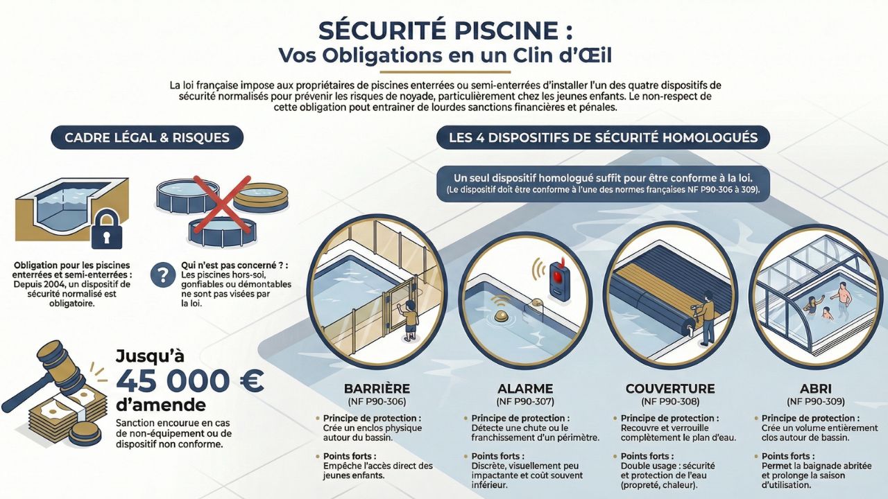 Ce que dit la loi de 2003 sur la protection des piscines
